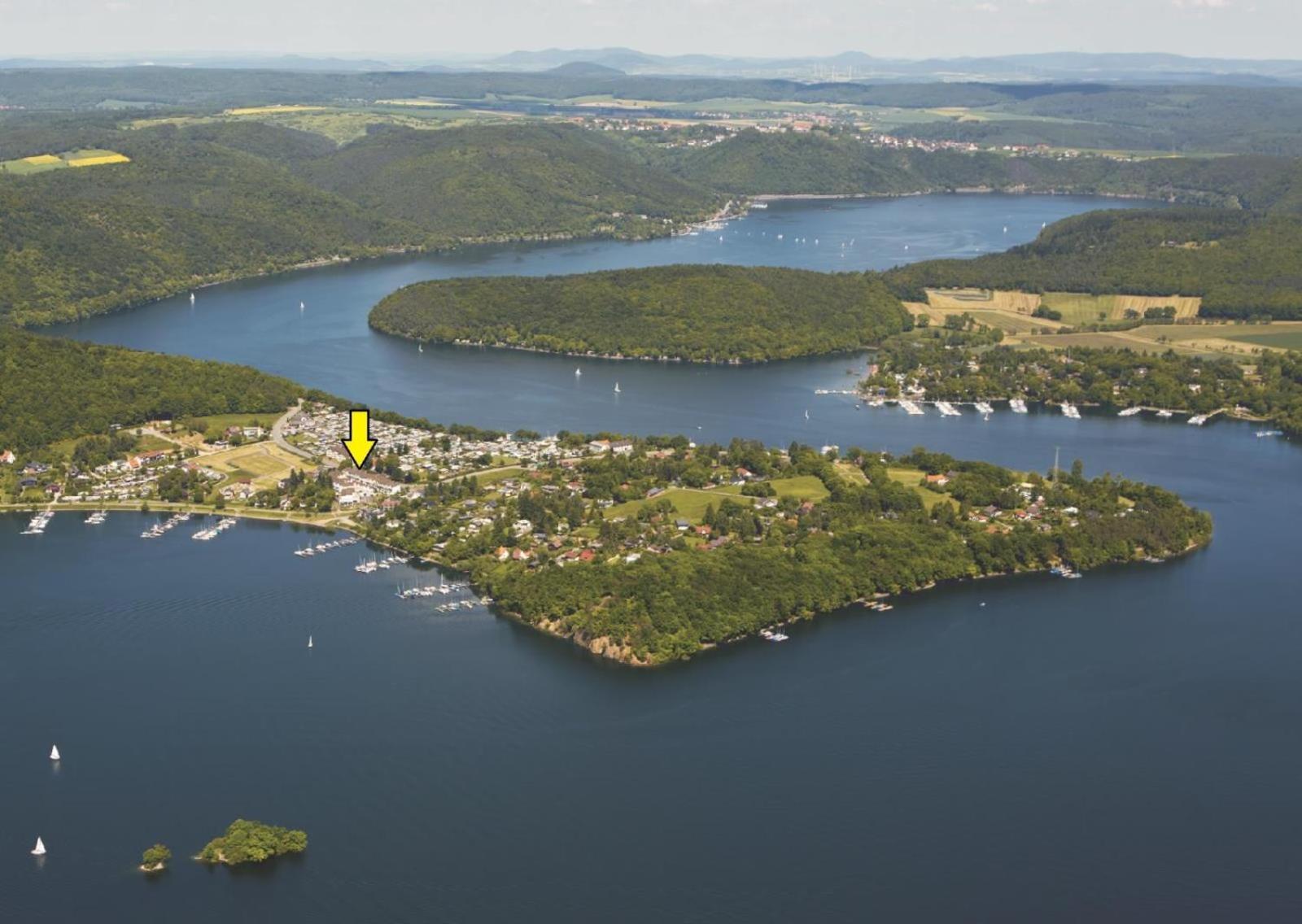 Seeblick Geniessen In Schoener Fewo Am Edersee Scheid  Exterior photo